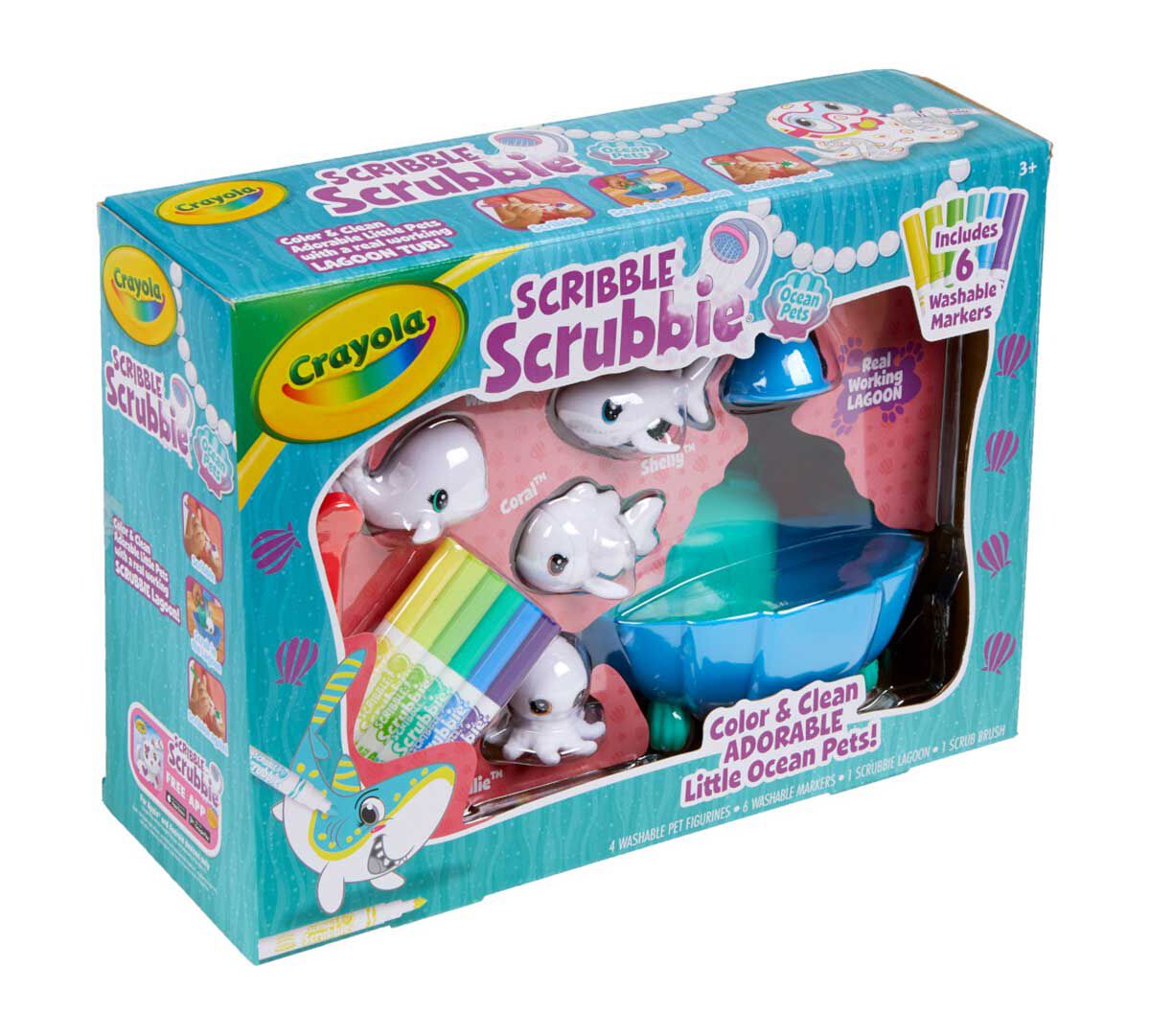 Scribble Scrubbie: Ocean Pets | Crayola