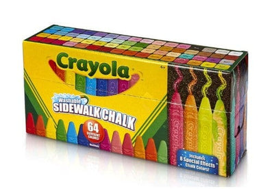 Washable Sidewalk Chalk: 64 Count | Crayola by Crayola, USA Art & Craft