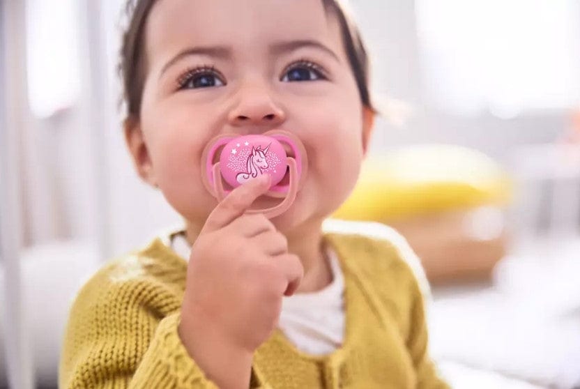 Ultra Air Pacifier for Girl Pink Fashion Decos - Pack Of 2 (SCF344/23) | Philips Avent by Philips Avent Baby Care