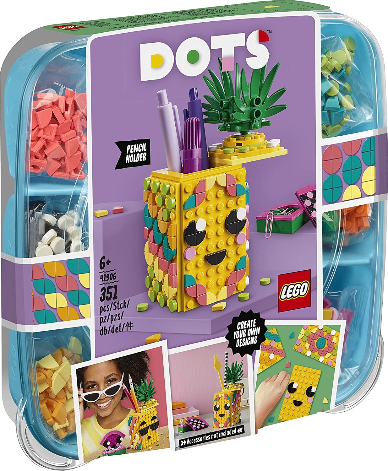 LEGO Dots Pineapple Pencil Holder, 41906 by LEGO, Denmark Toy