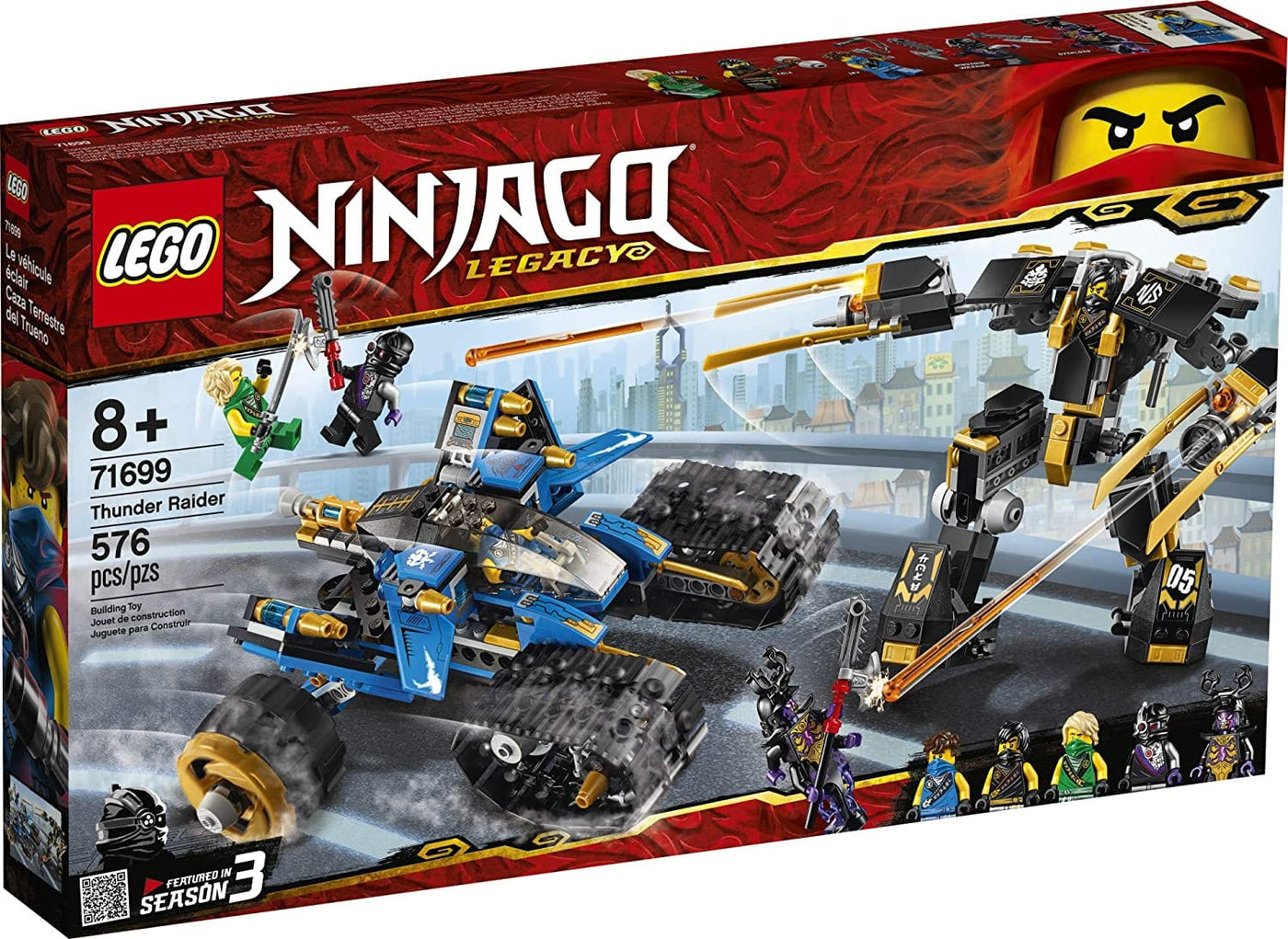 LEGO NINJAGO Legacy Thunder Raider, 71699 by LEGO, Denmark Toy