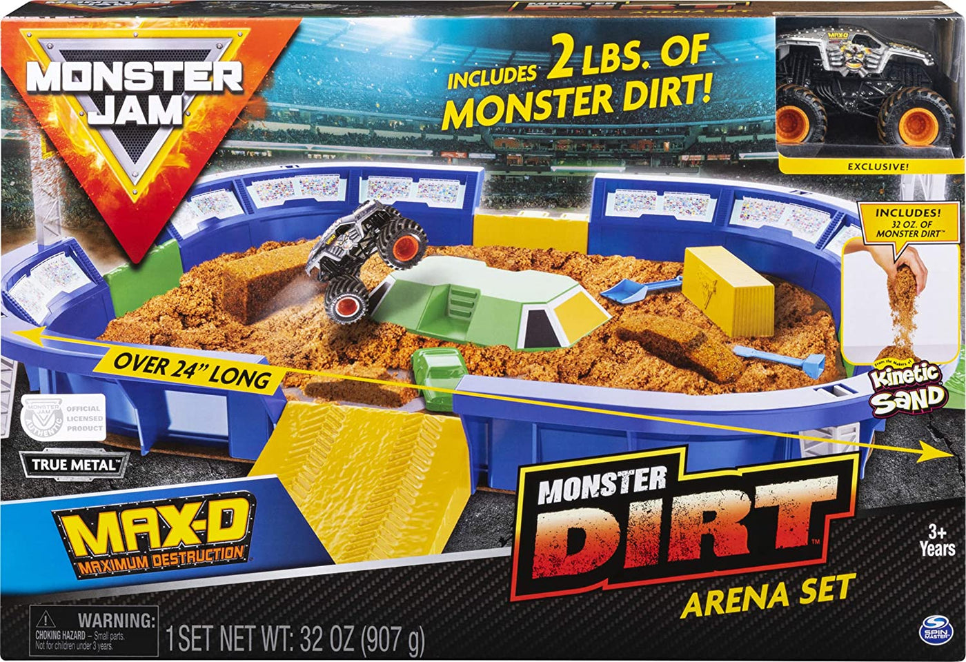 Monster Dirt Arena Set- Max-D Monster Jam – Krazy Caterpillar