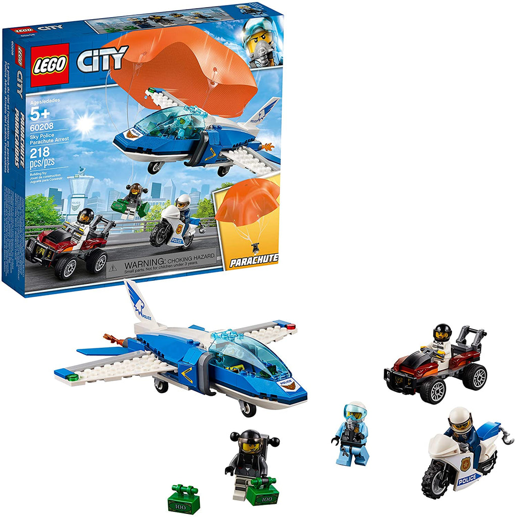 Sky Police Parachute Arrest, 60208 | LEGO® City