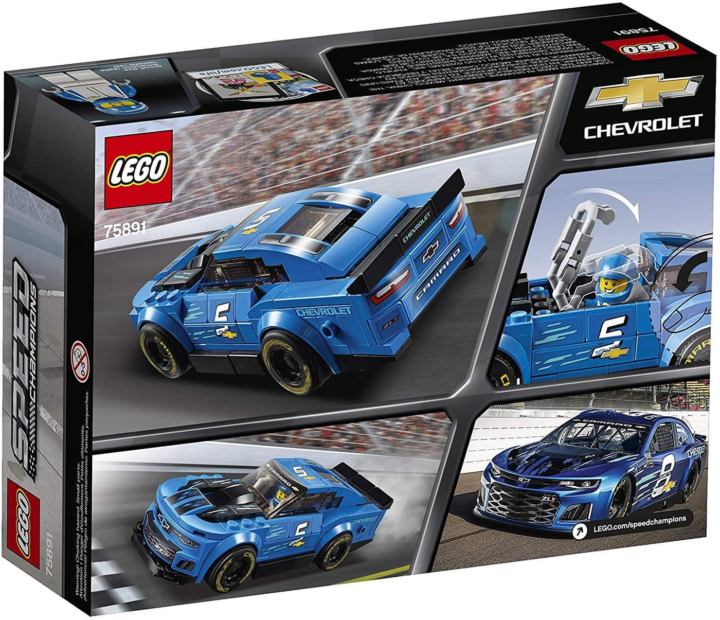 Chevrolet Camaro ZL1 Race Car, LEGO Speed Champions, 75891 by LEGO, Denmark Toy