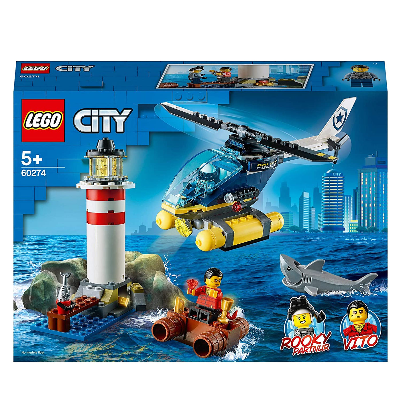 Police Lighthouse Capture, 60274 (Pcs 189) | LEGO® City