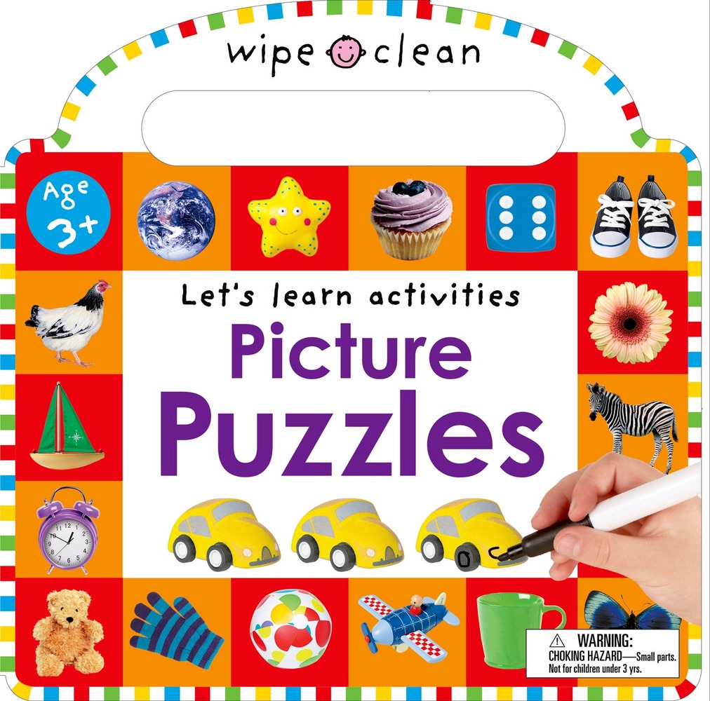 Picture Puzzles - Let's Learn Activities | Wipe Clean | Priddy Books