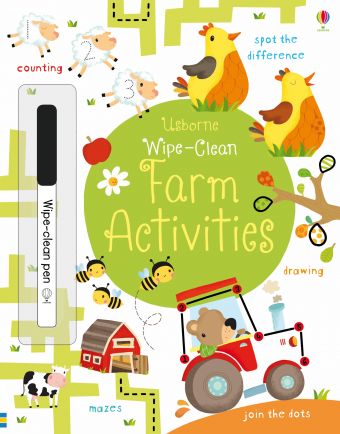 Farm Activities - Wipe and Clean - Paperback | Usborne