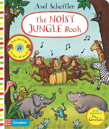 The Noisy Jungle Book - Board Book | Campbell Books by Campbell Books Book
