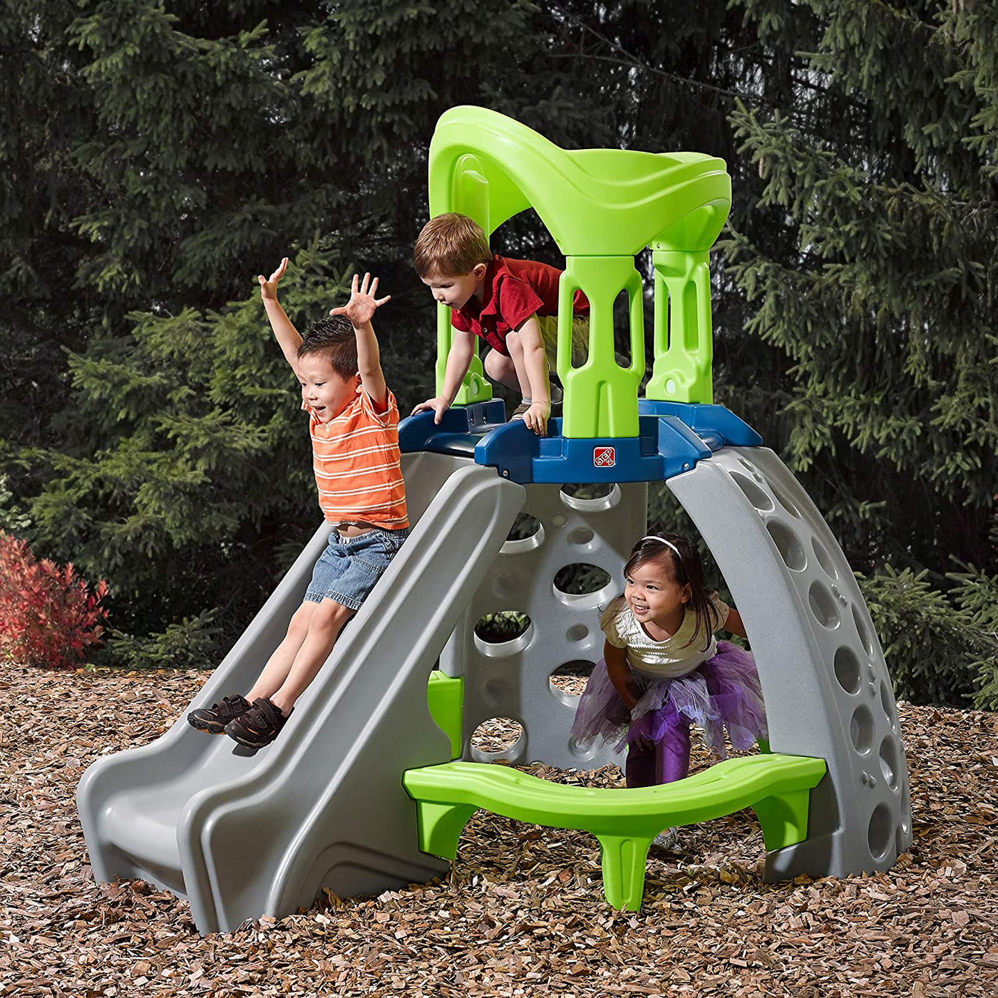 Castle Top Mountain Climber™ with a Slide | Step2
