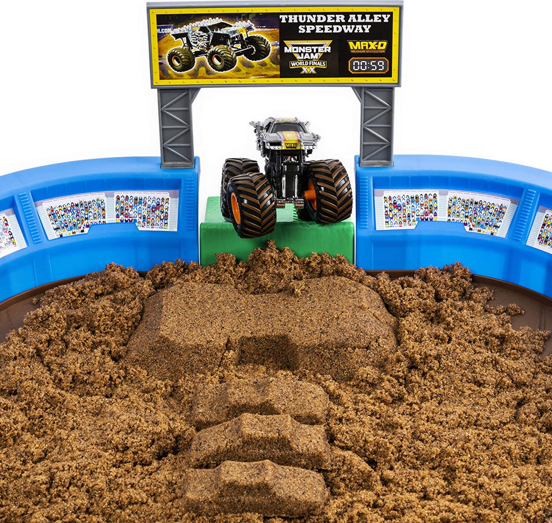 Monster Dirt Arena Set- Max-D Monster Jam – Krazy Caterpillar