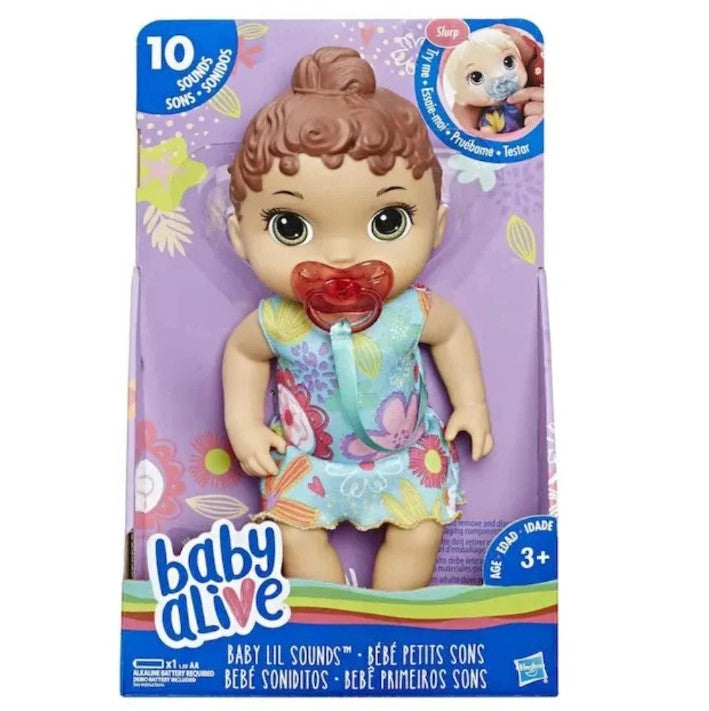 Baby Alive Lil Sounds Brown Hair
