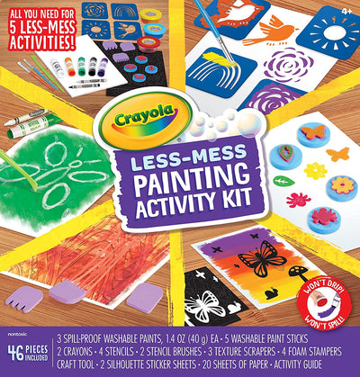 Crayola Less Mess Painting Activity Kit (46pcs)