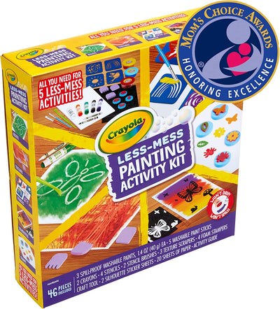 Crayola Less Mess Painting Activity Kit (46pcs)