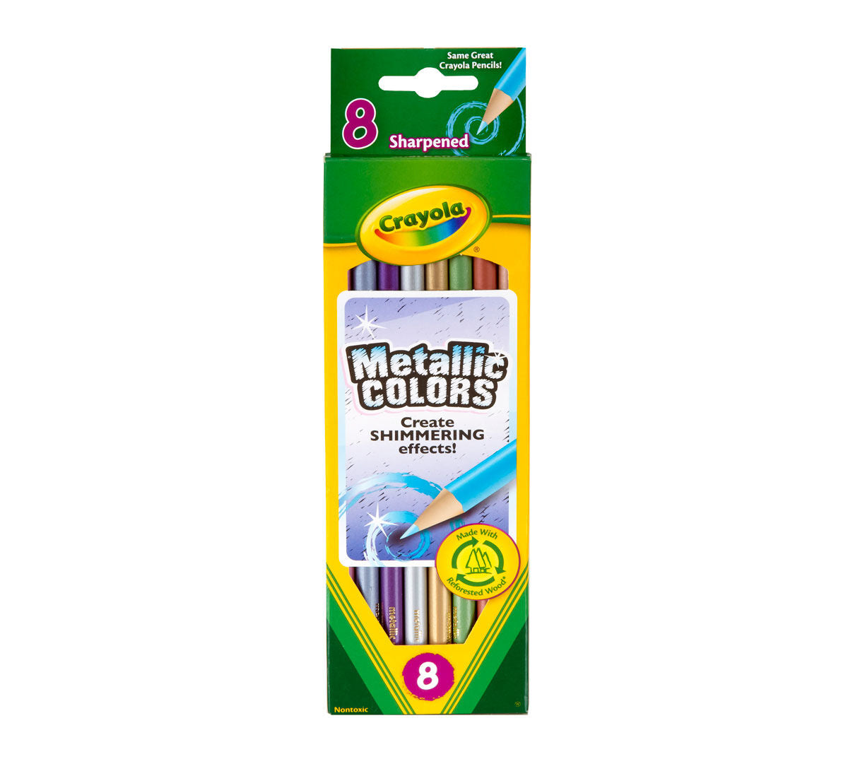 Crayola Metallic Colored Pencils 8 Count