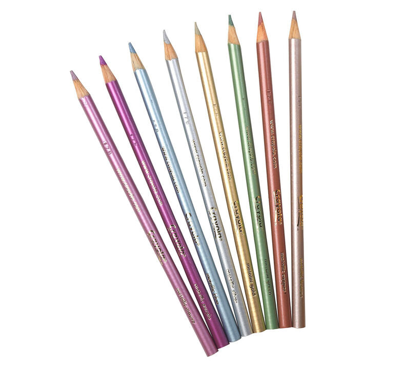 Crayola Metallic Colored Pencils 8 Count