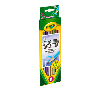 Crayola Metallic Colored Pencils 8 Count