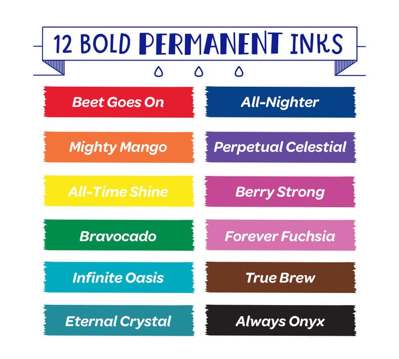 Take Note Permanent Markers, 12 count | Crayola by Crayola, USA Art & Craft
