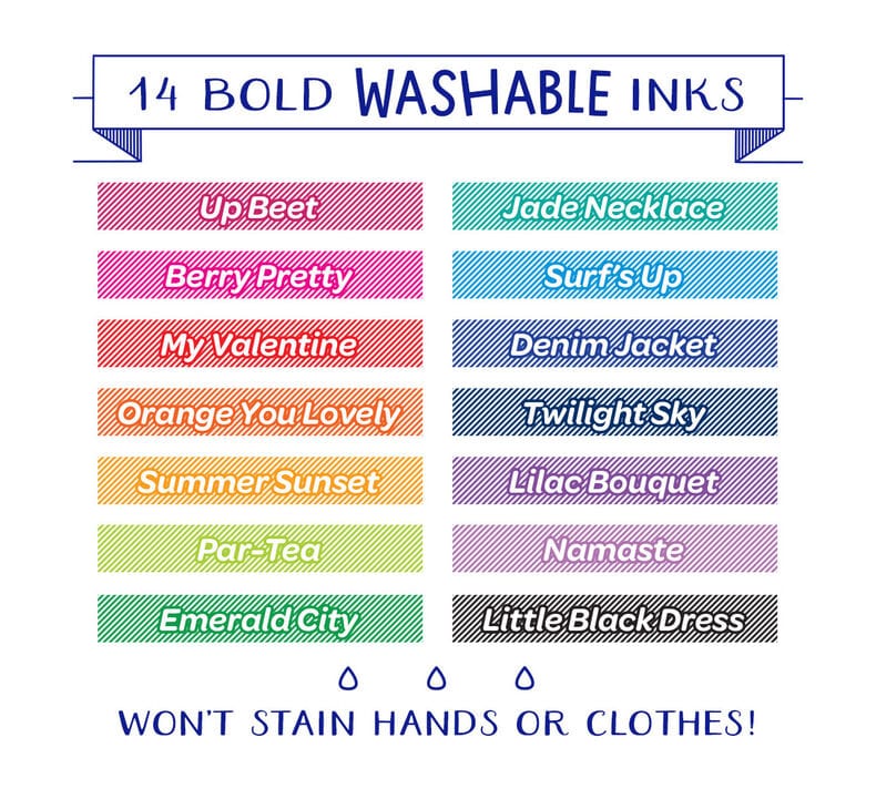 Take Note Washable Gel Pens, 14 Count | Crayola by Crayola, USA Art & Craft