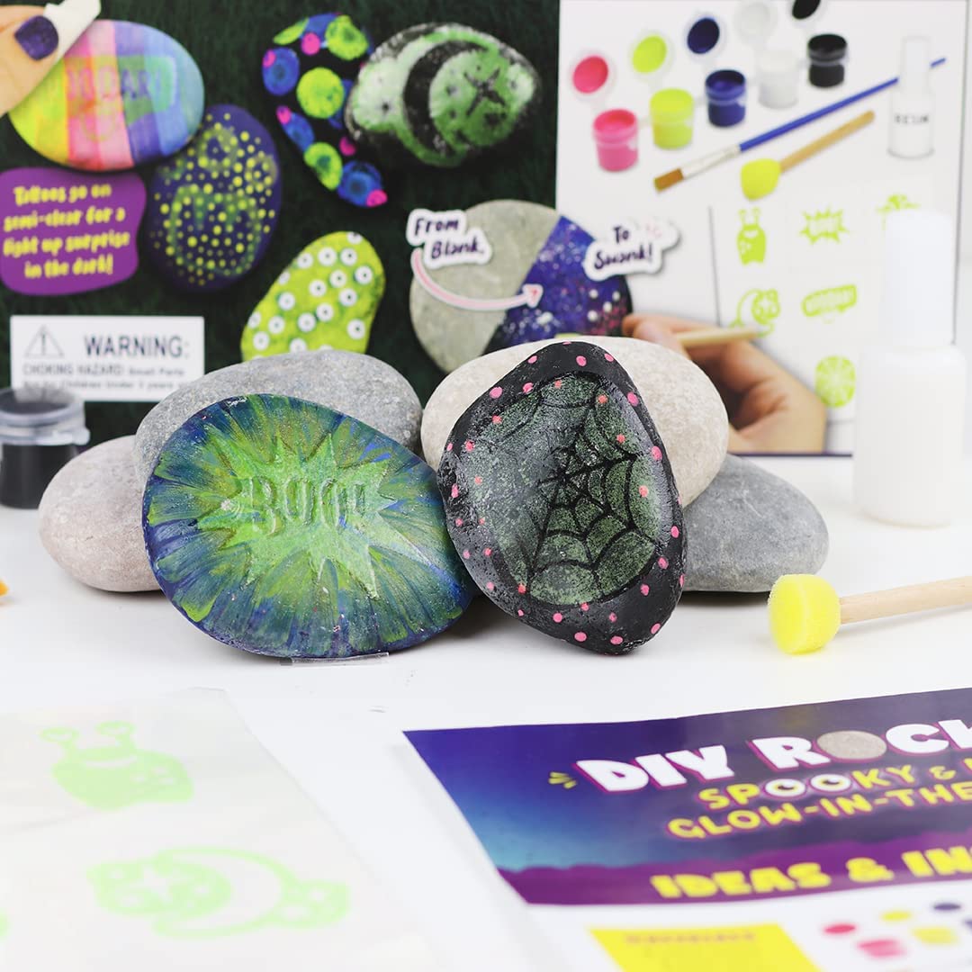 Rock Painting Kit: Glow In The Dark | Doodle Hog – Krazy Caterpillar