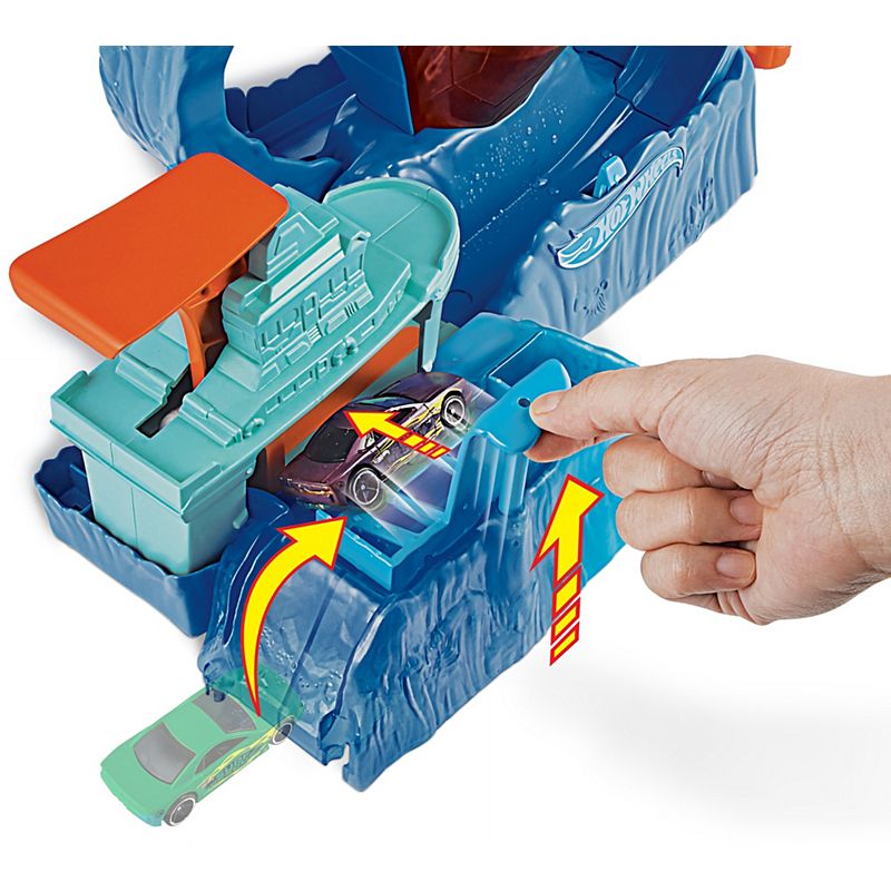 Robo Shark Pistas Hot Wheels Robot Robo Shark Frenzy Play Set Hot