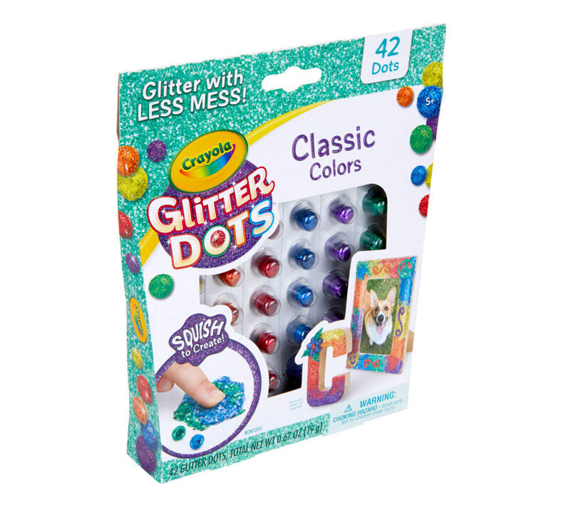 Glitter Dots Refills, 42 Count, Classic Colors | Crayola