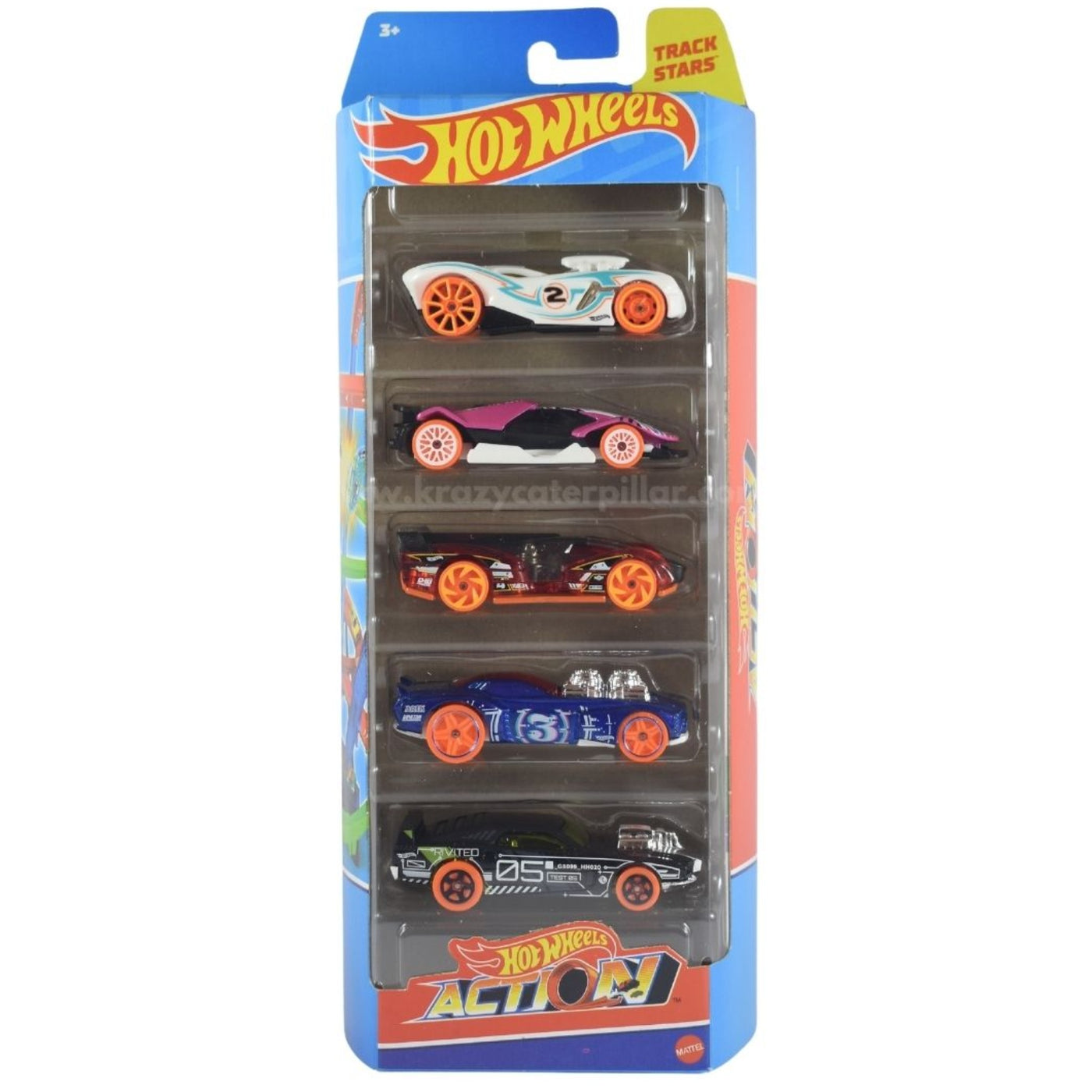 HW Action 5 Cars Pack - 1:64 | Hot Wheels
