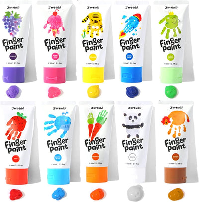 Washable Finger Paint, 10 Color Set | Jar Melo by Jar Melo Art & Craft
