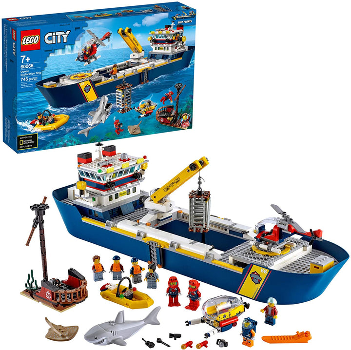 Ocean Exploration Ship 60266 (Pcs 745) LEGO® City – Krazy