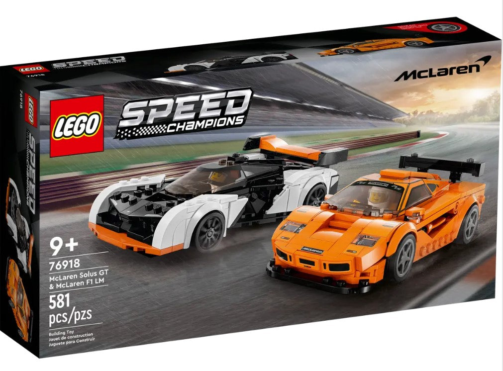 LEGO® Speed Champions 76918: McLaren Solus GT and McLaren F1 LM