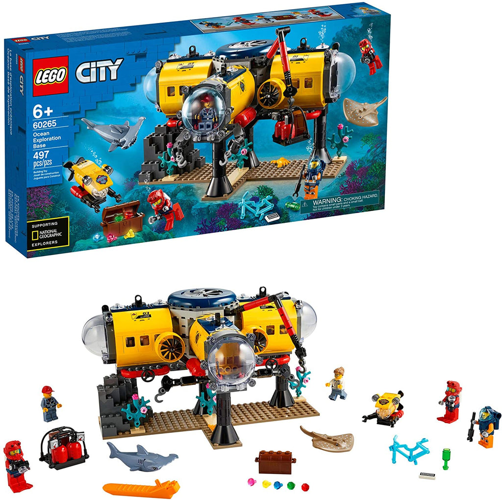 Ocean Exploration Base 60265 (Pcs 497) | LEGO® City