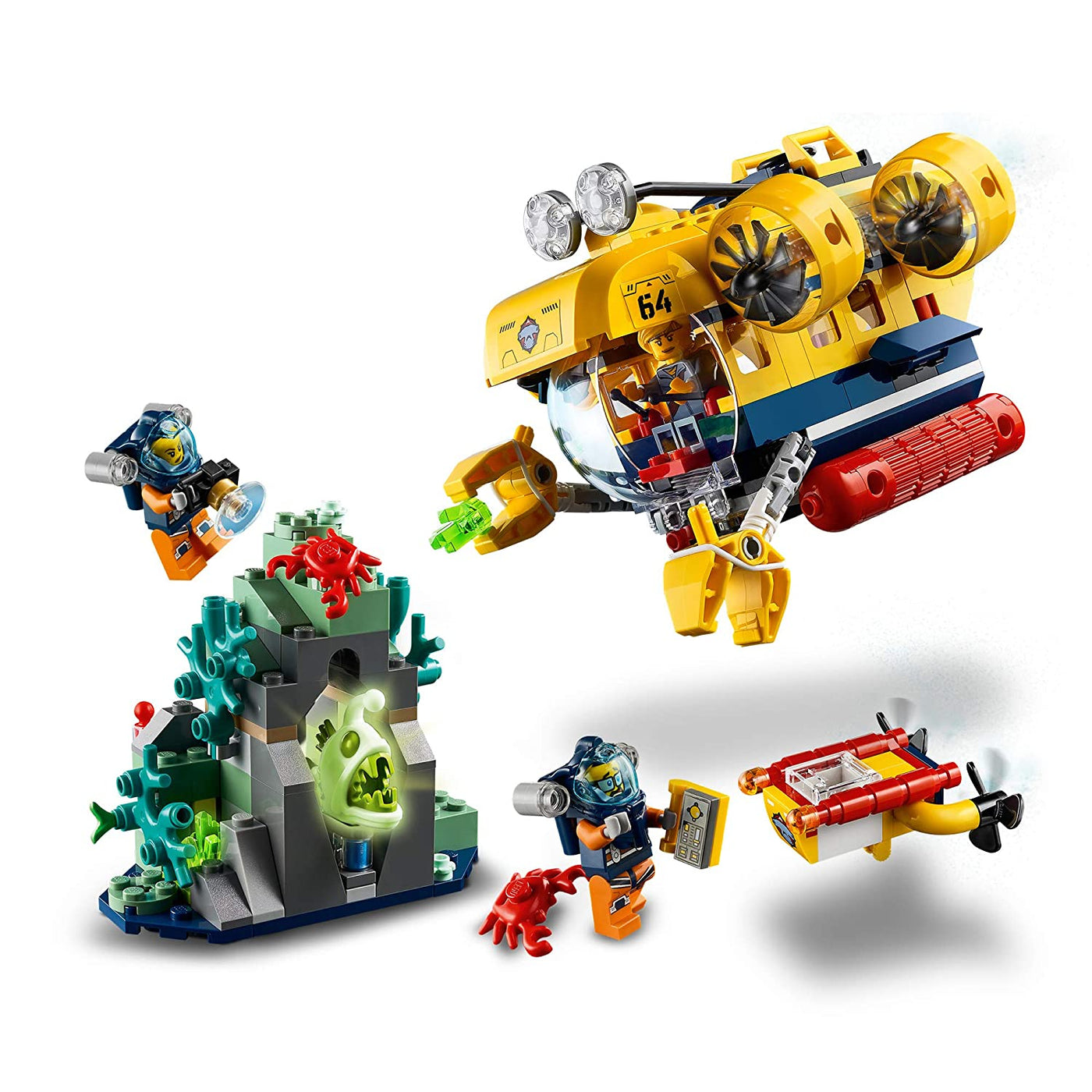 Ocean Exploration Submarine 60264 (Pcs 286) | LEGO® City
