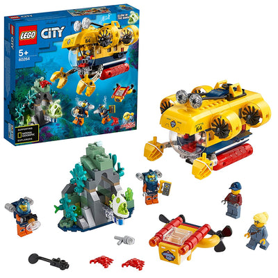 Ocean Exploration Submarine 60264 (Pcs 286) | LEGO® City