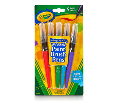 Paint Brush Pens, Classic, 5 Count | Crayola