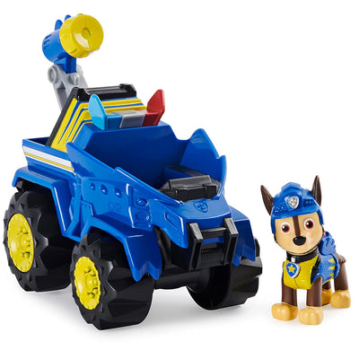 Dino Rescue Chase Deluxe Rev Up Vehicle with Mystery Dinosaur Figure | Paw Patrol