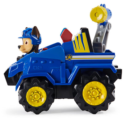 Dino Rescue Chase Deluxe Rev Up Vehicle with Mystery Dinosaur Figure | Paw Patrol