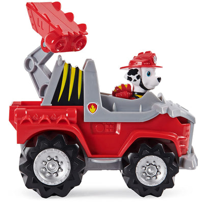 Dino Rescue Marshall’s Deluxe Rev Up Vehicle with Mystery Dinosaur Figure | Paw Patrol