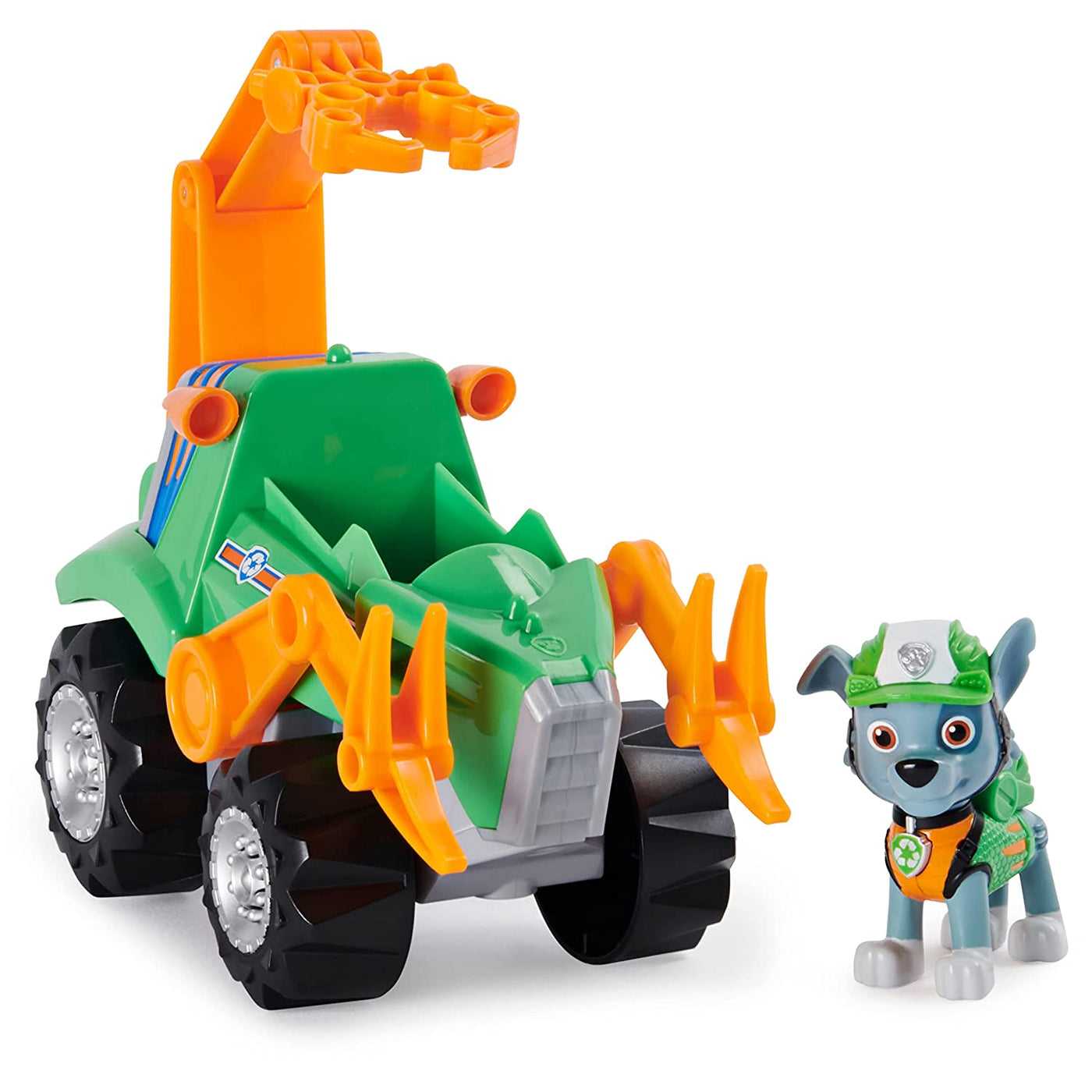 Dino Rescue Rocky’s Deluxe Rev Up Vehicle with Mystery Dinosaur Figure | Paw Patrol