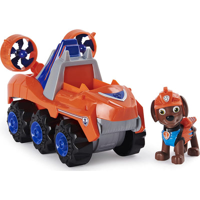 Dino Rescue Zuma Deluxe Rev Up Vehicle with Mystery Dinosaur Figure | Paw Patrol