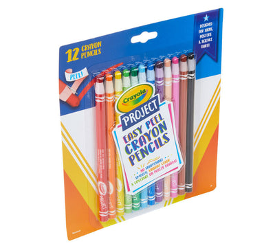 Easy Peel Crayon Pencils, 12 Count | Crayola