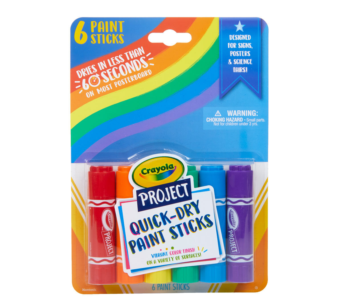 Paint Sticks, 6 Count | Crayola