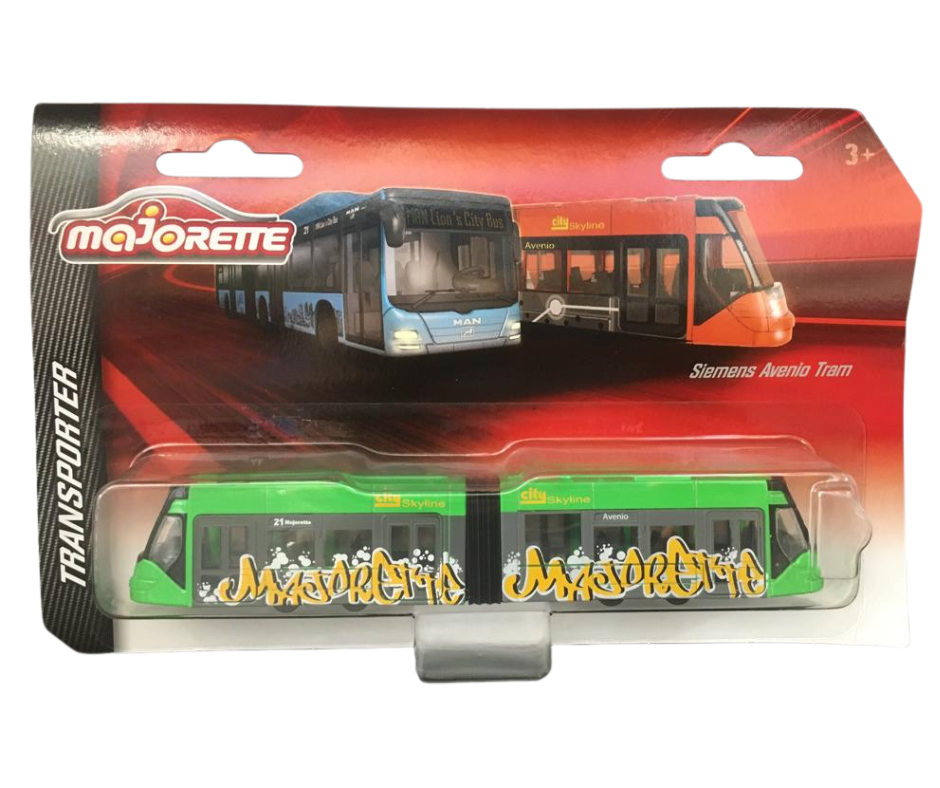 Siemens Avenio Tram: Transporter - Green | Majorette