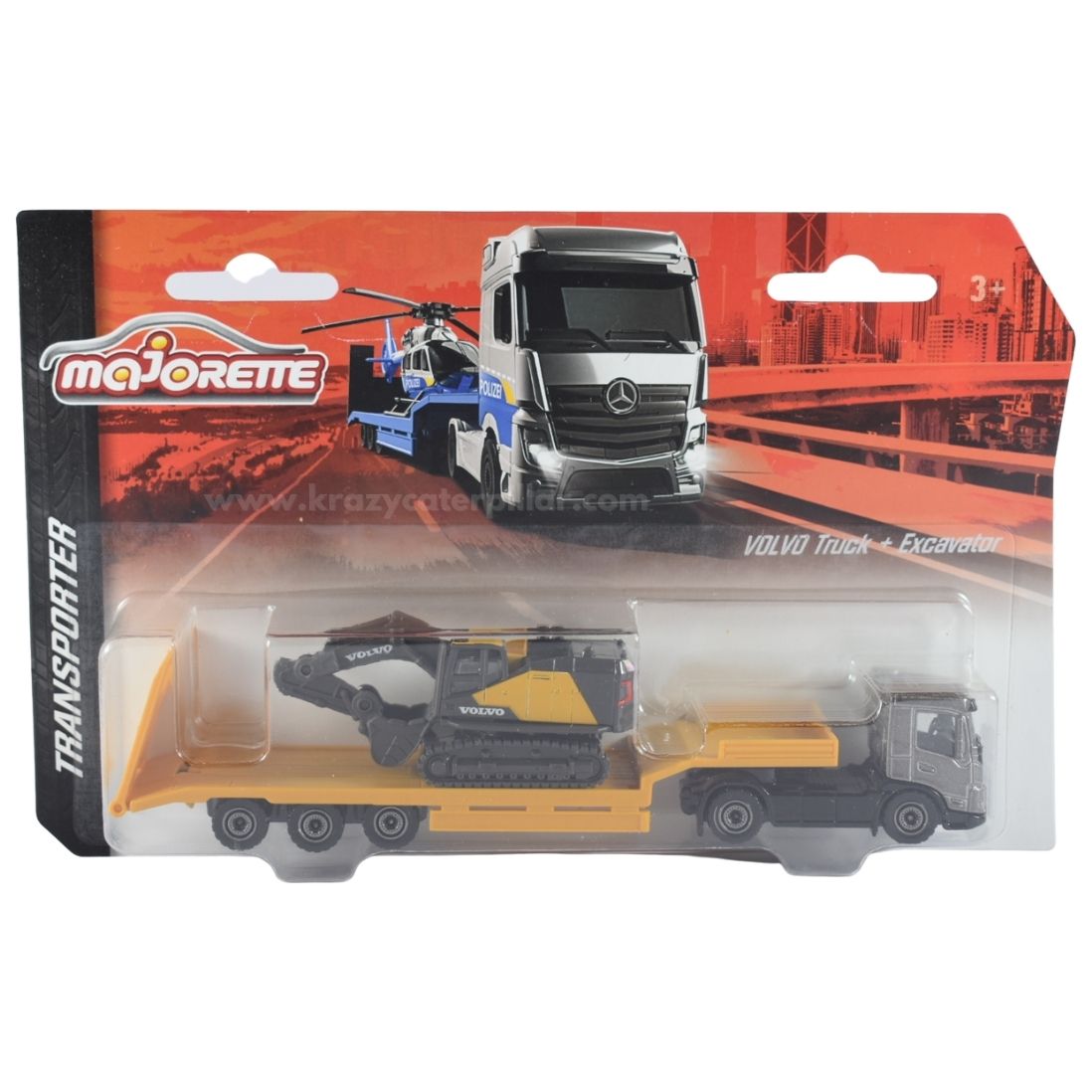 Volvo Truck + Excavator: Transporter | Majorette