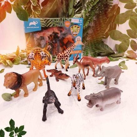 Wild Animals (10 Pcs) | Animal Planet by Animal Planet, USA Toy