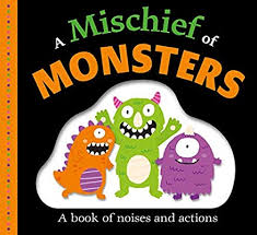 Picture Fit Board Books (Small): A Mischief of Monsters - Krazy Caterpillar 