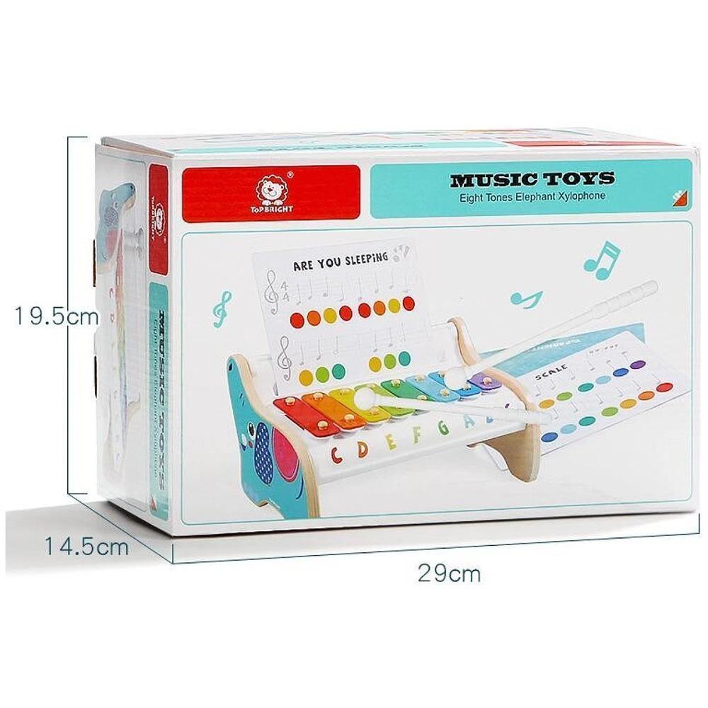 Eight Tones Elephant Xylophone | Top Bright