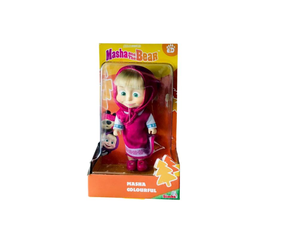 Masha and The Bear: Masha Colourful - Pink | Simba Toys