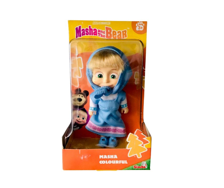 Masha and the Bear: Masha Colourful - Blue | Simba Toys