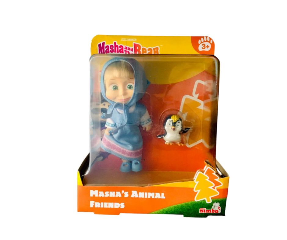 Masha and the Bear: Masha's Animal Friends - Penguin | Simba Toys