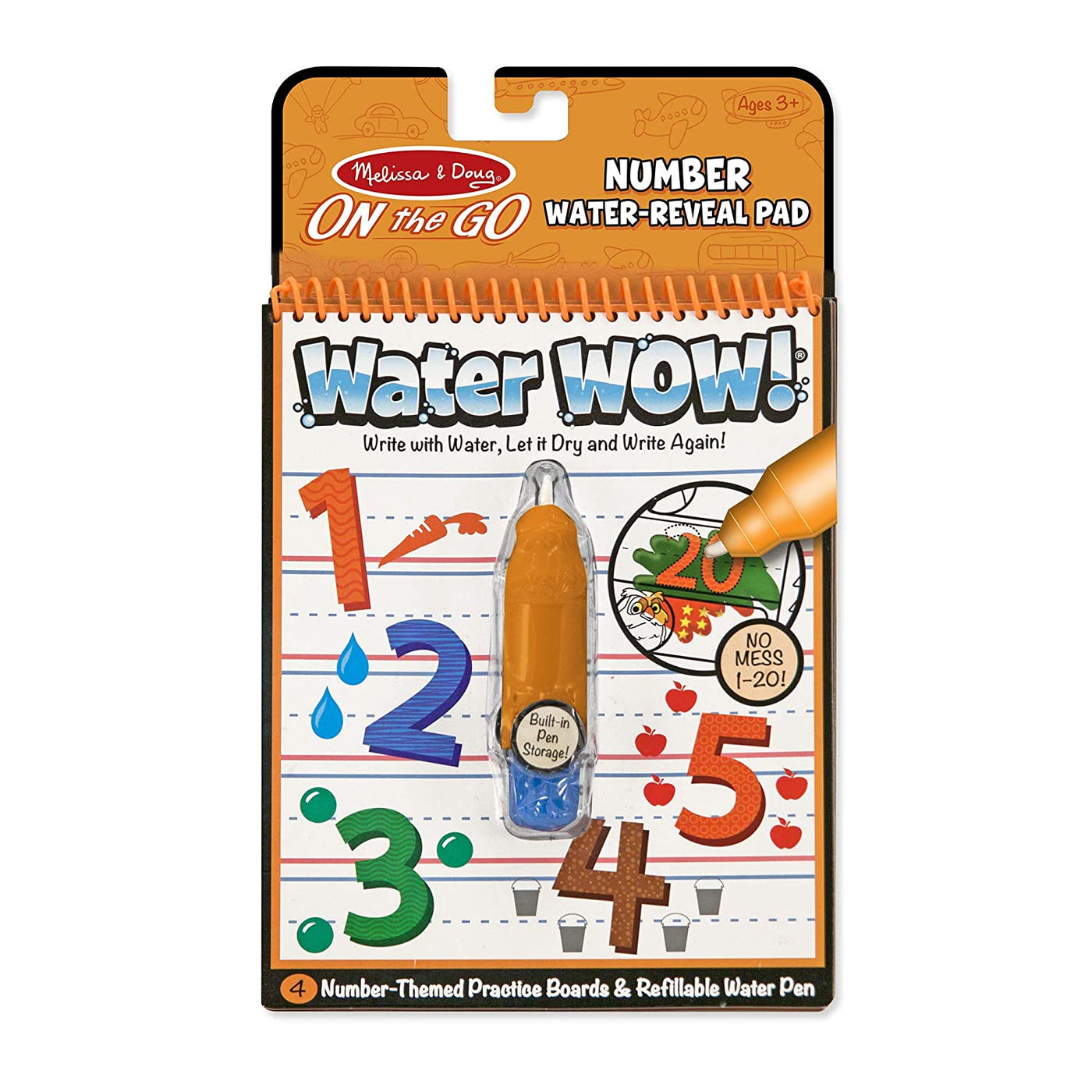 Melissa & Doug On The Go Numbers Water-Revel Pad