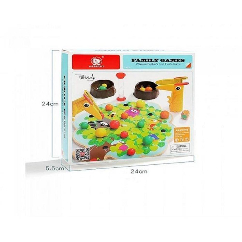 Wooden Pecker's Fruit Fiesta Game | Top Bright